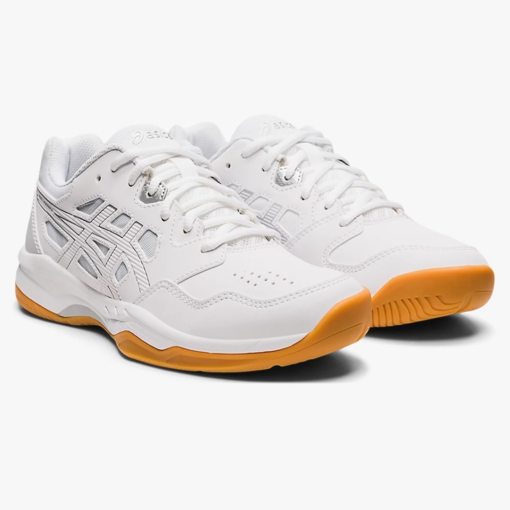 ASICS White and Tan Athletic Shoes GEL-RENMA